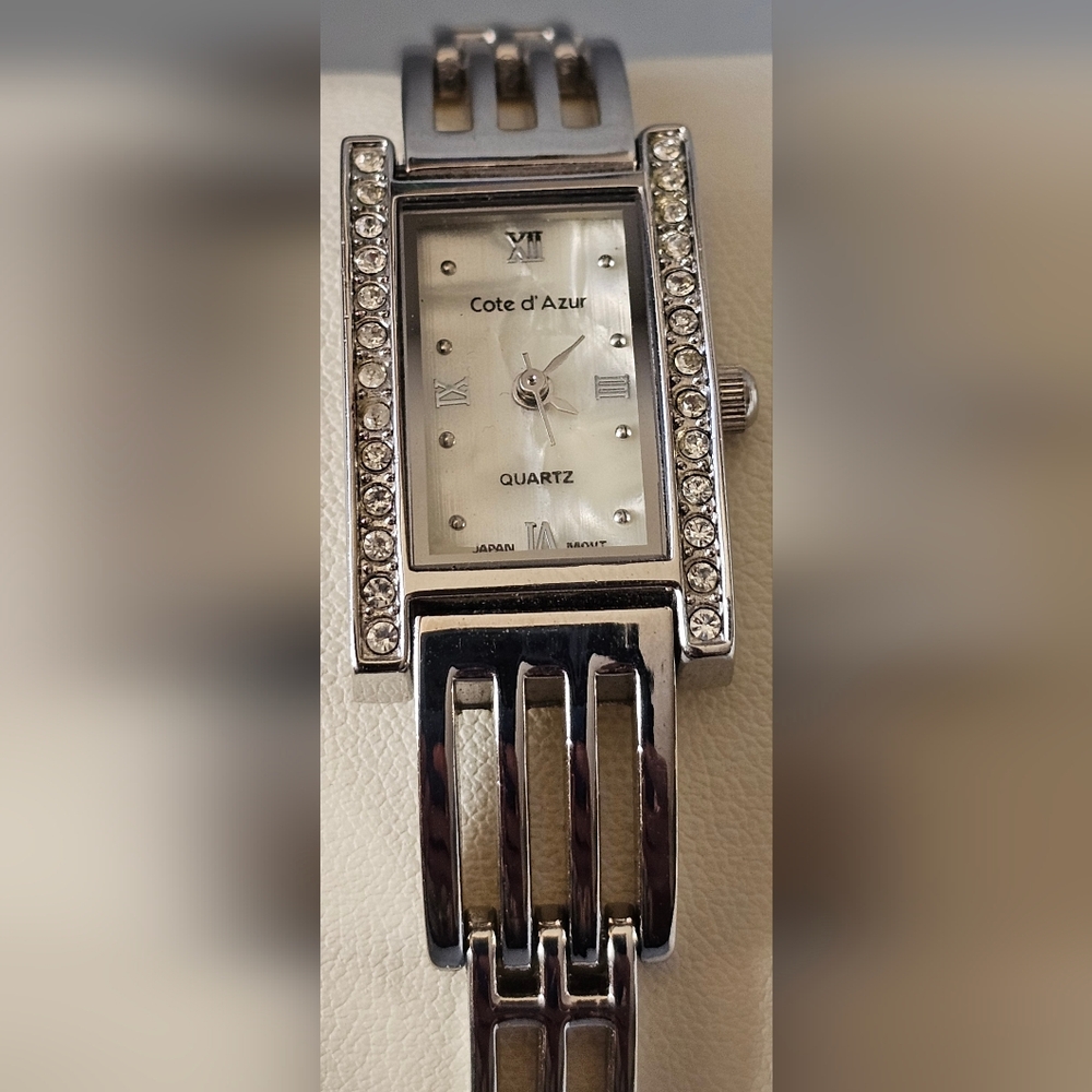Women's Cote D'Azur Quartz Watch Silver Tone Works